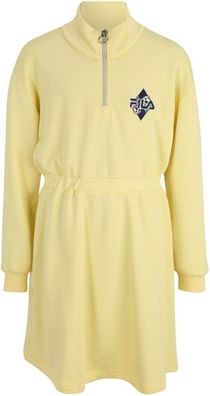 Fila Teens Mädchen Kleid Tann Half-Zip Sweat Dress Pale Banana