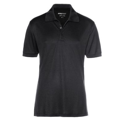 4PROTECT Textilfaser Polo-Shirt Madison Schwarz