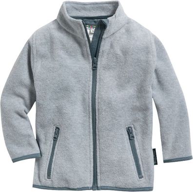 Playshoes Kinder Fleece-Jacke Grau/Melange