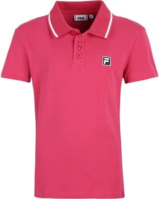 Fila Damen Kurzarmshirt Bernburg Polo Shirt Carmine