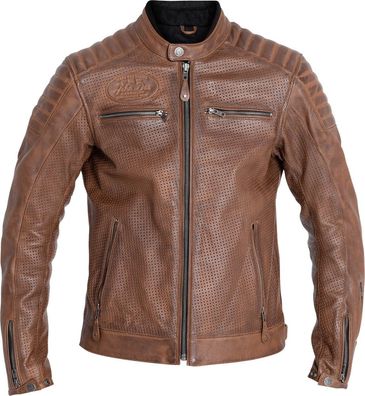 John Doe Motorrad Lederjacke Leather Jacket Storm Tobacco