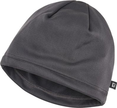 Brandit Herren Mütze Fleece Cap Ice Anthracite