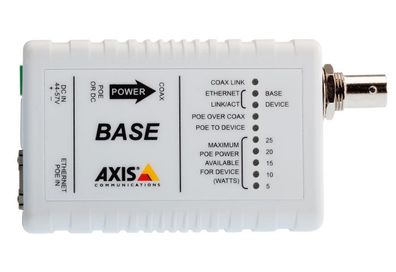 AXIS T8641 POE+ OVER COAX BASE