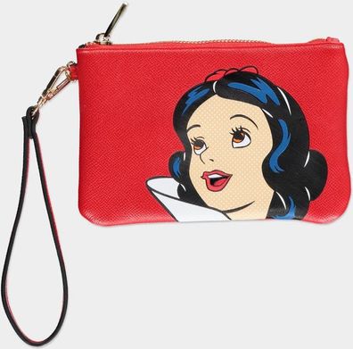 Disney Snow White Ladies Zipper Pouch in Red