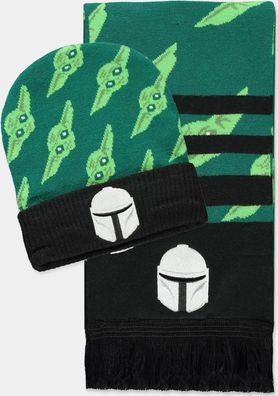 The Mandalorian - Giftset (Beanie & Scarf) Green