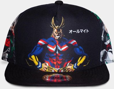 My Hero Academia - All Might Deku & Bakugo Men's Snapback Cap Black