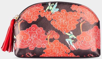 Disney Mulan Ladies Dragon Wash Bag in Black