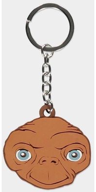 Universal - E.T. - Rubber Flat Face Rubber Keychain Multicolor