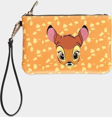 Disney Bambi Ladies Zipper Pouch in Brown