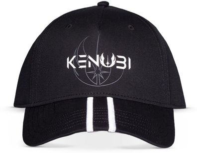 Obi Wan Kenobi - Men's Metal Badge Adjustable Cap Black