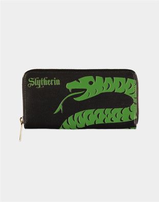 Warner - Harry Potter - Slytherin Zip Around Wallet Black