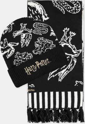 Harry Potter - Giftset (Beanie & Scarf) Black