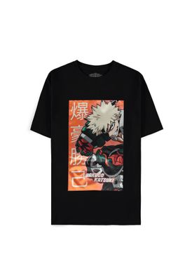 My Hero Academia - Black Bakugo Katsuki - Men's Short Sleeved T-Shirt Black