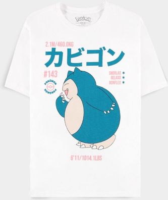 Pokémon - Snorlax - Women's Short Sleeved T-shirt White