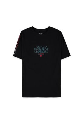 Star Wars - Men's Oversized Fit Short Sleeved T-Shirt Black