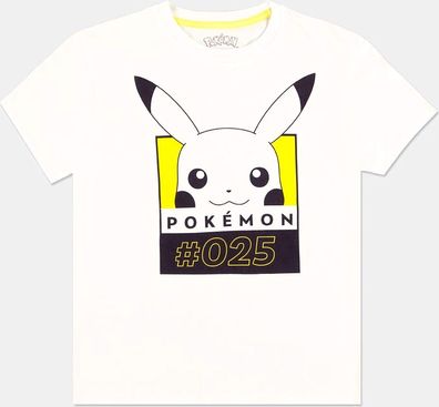 Pokémon - #025 - Women's Short Sleeved T-shirt White