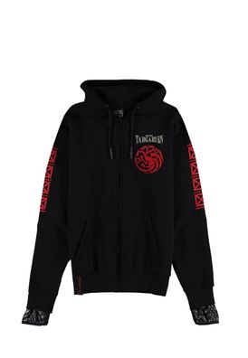 GOT - House Of The Dragon - Men's Hero Item Zipper Hoodie Black