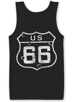 Route 66 Bullets Tank Top Black