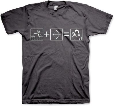 Arrow Riddle T-Shirt Dark-Grey