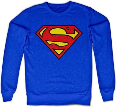 Superman Shield Sweatshirt Blue