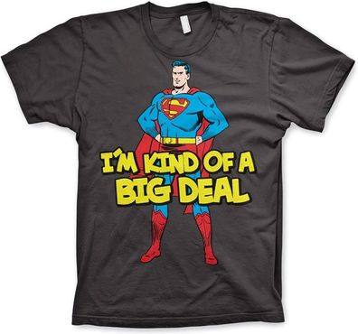 Superman I'm Kind Of A Big Deal T-Shirt Dark-Grey