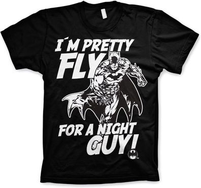 Batman I'm Pretty Fly For A Night Guy T-Shirt Black