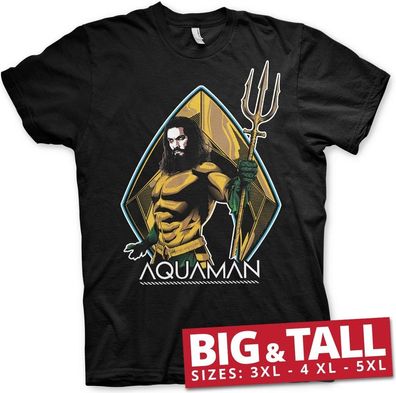 Aquaman Big & Tall T-Shirt Black