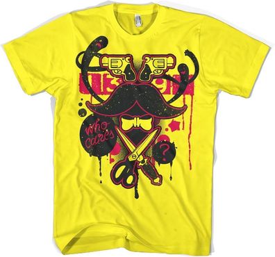 Hybris Who Cares T-Shirt Yellow