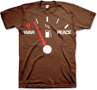 Hybris War &amp; Peace Gauge T-Shirt Brown