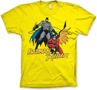 Batman & Robin T-Shirt Yellow