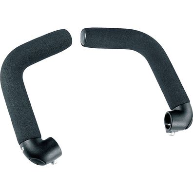 Ergotec Bar Ends Touring 1 Paar+verstärkten HD Foam Grip Überzügen 50010001 40