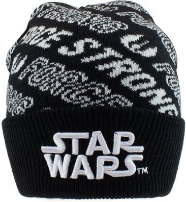 Star Wars - Force Repeat (Beanie) Mütze Black