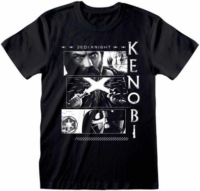 Star Wars Obi Wan Kenobi - Kenobi v Vader (Unisex) T-Shirt Black