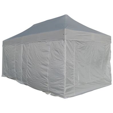 ALU Profi Faltzelt 6x4m Marktzelt Marktstand Tent 40mm QUAD Metallgelenke PLANEN