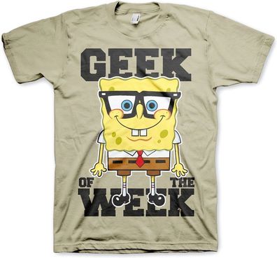 SpongeBob SquarePants Geek Of The Week T-Shirt Khaki