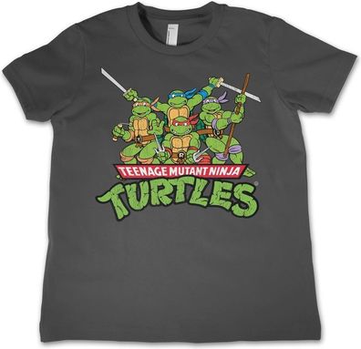 Teenage Mutant Ninja Turtles Teeange Mutant Ninja Turtles Distressed Group Kids T