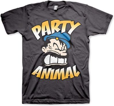 Popeye Brutos Party Animal T-Shirt Dark-Grey