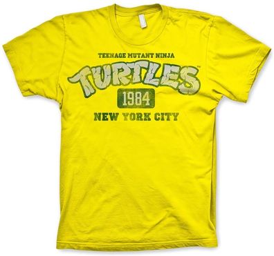 Teenage Mutant Ninja Turtles Turtles NY 1984 T-Shirt Yellow