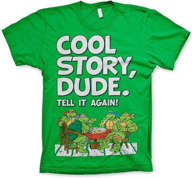 Teenage Mutant Ninja Turtles TMNT Cool Story Dude T-Shirt Green