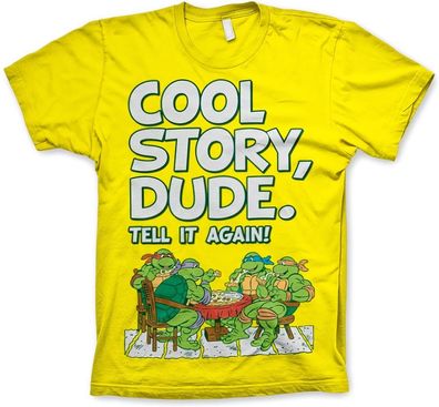 Teenage Mutant Ninja Turtles TMNT Cool Story Dude T-Shirt Yellow