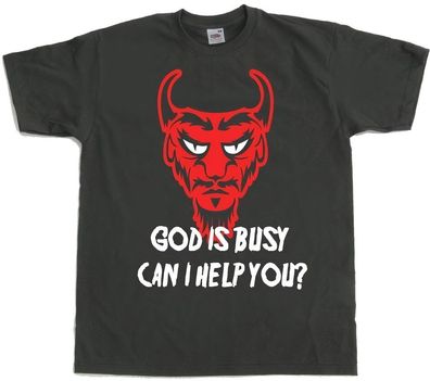 Hybris God Is Busy, Can I help You? Dark-Grey