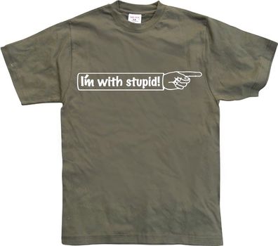 Hybris I'm With Stupid! Olive