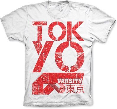 Hybris Tokyo Varsity T-Shirt White