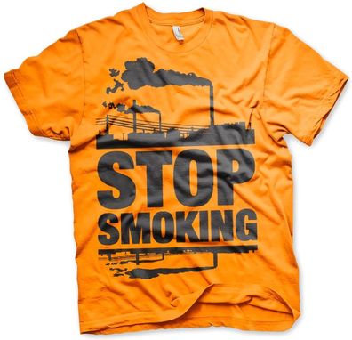 Hybris Stop Smoking T-Shirt Orange