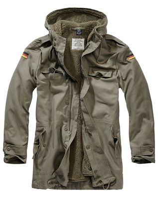 Brandit Jacke BW Parka Flag in Olive