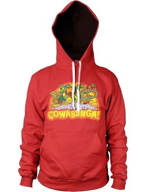 Teenage Mutant Ninja Turtles TMNT Cowabunga Hoodie Red