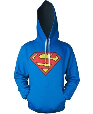 Superman Shield Hoodie Blue