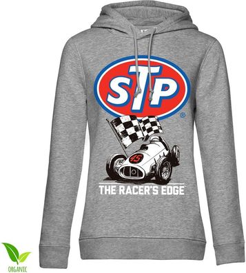 STP Retro Racer Girls Hoodie Damen Heather-Grey