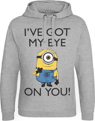 Minions I Got My Eye On You Epic Hoodie Heather-Grey