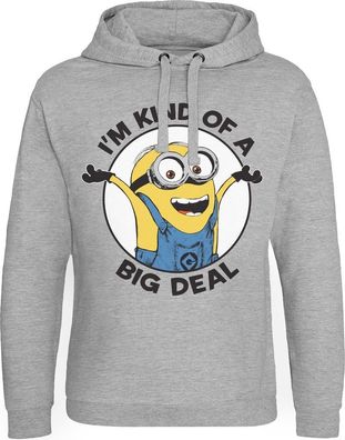 Minions I'm Kind Of A Big Deal Epic Hoodie Heather-Grey